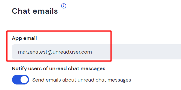 Email as chat app