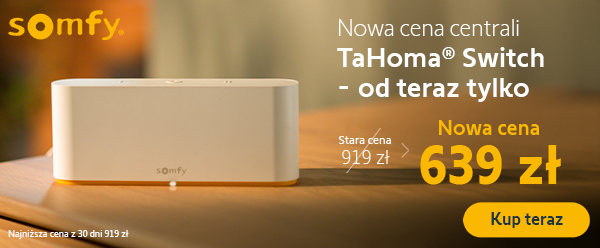 Nowa cena centrali TaHoma Switch