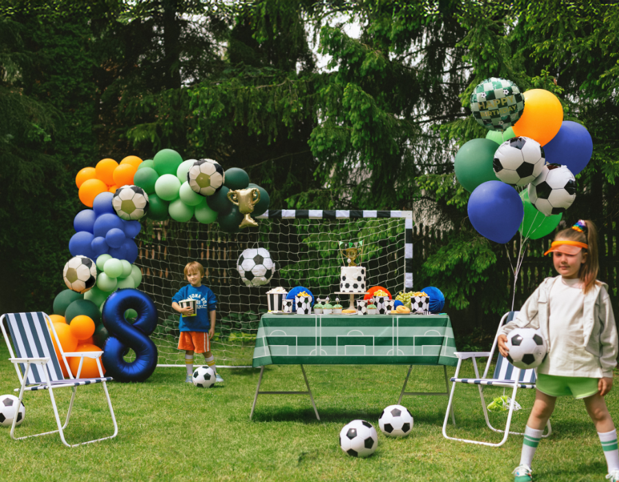 Dekoracje z motywem piłki nożnej